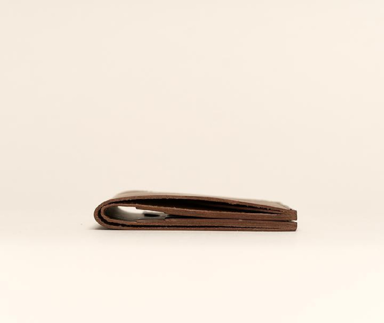 Paper Republic the square | leather wallet cognac